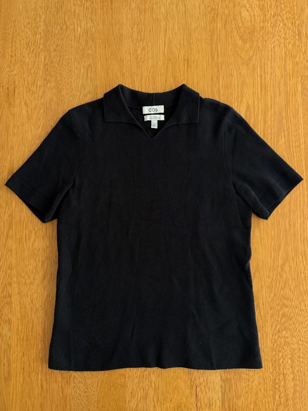 COS Black Dress Shortsleeved Shirt